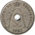 Бельгия 25 сантимов 1921 год BELGIQUE