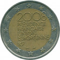 Франция 2 евро 2008 год - Председательство Франции в ЕС