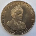 Остров Святой Елены 50 пенсов 2000 год - Королева Мать Елизавета