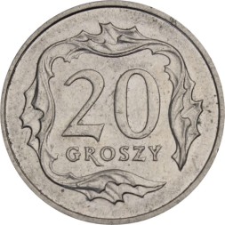 Польша 20 грошей 2000 год
