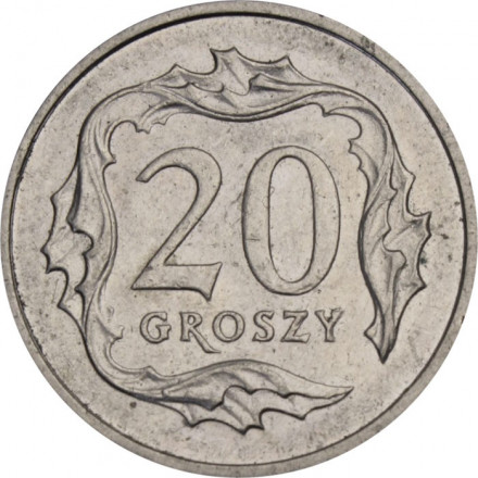 Польша 20 грошей 2000 год