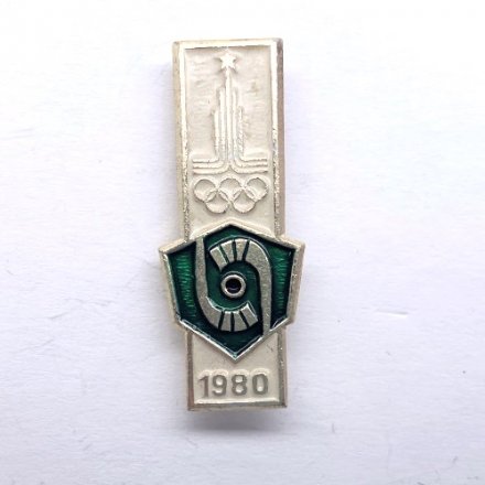 Значок. Олимпиада 1980 Хоккей