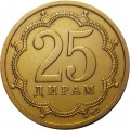 Таджикистан 25 дирам 2006 год (не магнетик)