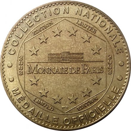 Жетон Monnaie de Paris. Notre-Dame. 2003