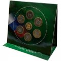 Набор монет серии &quot;Российская Федерация&quot;, выпуск 3, 2007 год, СПМД (в буклете)