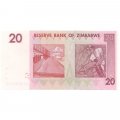 Зимбабве 20 долларов 2007 год - UNC