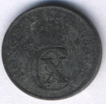 Дания 1 эре 1944 год