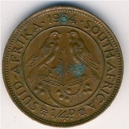 ЮАР 1/4 пенни 1954 год