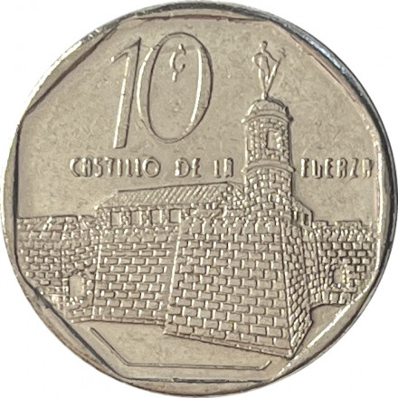 Куба 10 сентаво 2008 год