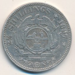 ЮАР 2 1/2 шиллинга 1897 год