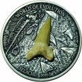 Буркина Фасо 1000 франков 2016 год - Селачи. Зуб доисторической акулы