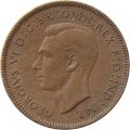 Великобритания 1 фартинг 1945 год - Крапивник