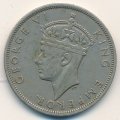 Южная Родезия 1/2 кроны 1947 год - Георг VI