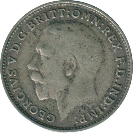 Великобритания 3 пенса 1915 год