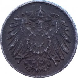 Германия 5 пфеннигов 1917 год (G)