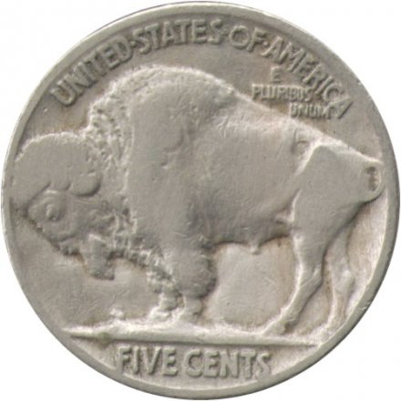 США 5 центов 1935 год - Buffalo Nickel (Без отметки монетного двора)