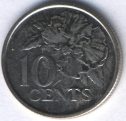 Тринидад и Тобаго 10 центов 2014 год