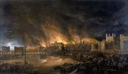 Великобритания 2 фунта 2016 год - 350 лет Великому лондонскому пожару