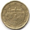 Словакия 20 евроцентов 2009 год