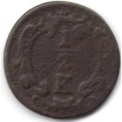 Австрия 1/2 крейцера 1760-1764 год - Мария Терезия