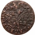 Полушка 1707 год Пётр I (1699 - 1725) - F