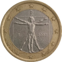 Италия 1 евро 2003 год