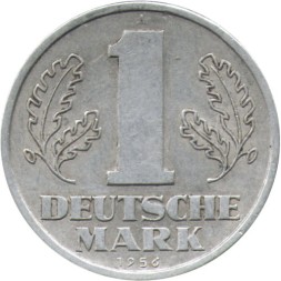 Монета ГДР 1 марка 1956 год