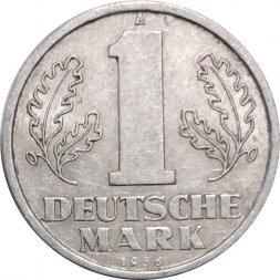 ГДР 1 марка 1956 год