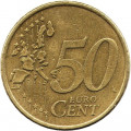 Германия 50 евроцентов 2002 год (D)