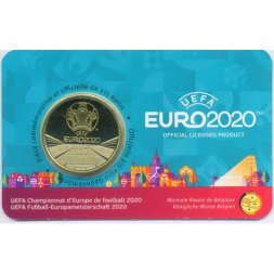 Бельгия 2,5 евро 2021 год - Чемпионат Европы по футболу UEFA EURO 2020