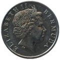 Бермудские острова 5 центов 2001 год - Ангел-королева