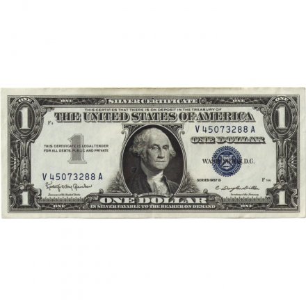 США 1 доллар 1957 год - Серия B - VF+