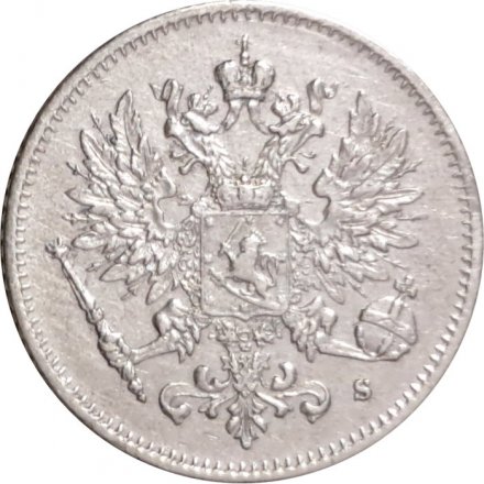 Финляндия 25 пенни 1915 год - XF