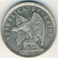 Чили 40 сентаво 1908 год