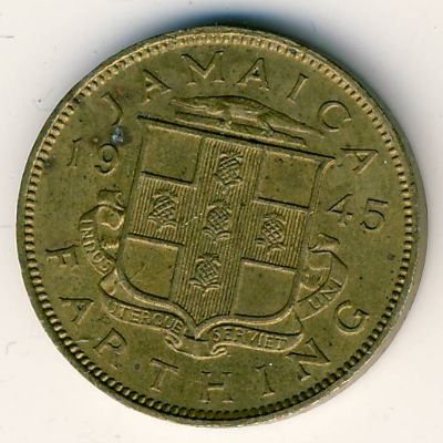 Ямайка 1 фартинг 1945 год