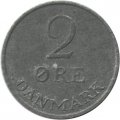 Дания 2 эре 1967 год - Король Фредерик IX