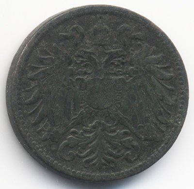 Австрия 2 геллера 1904 год