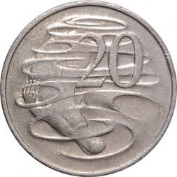 Австралия 20 центов 1977 год - Утконос