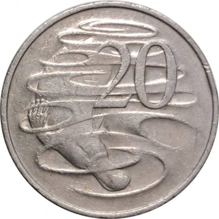 Австралия 20 центов 1977 год - Утконос