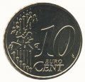Финляндия 10 евроцентов 2010 год - Герб Финляндии