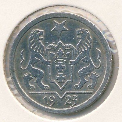 Данциг 2 гульдена 1923 год