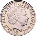 Джерси 5 пенсов 2008 год