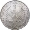 ФРГ 2 марки 1958 год (F) - Макс Планк