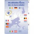 Набор из 12 евромонет 12 стран 1999-2002 год (в буклете)