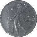 Италия 50 лир 1962 год