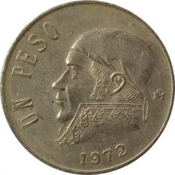 Мексика 1 песо 1972 год - Хосе Мария Морелос