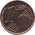 Финляндия 1 евроцент 2005 год - Герб Финляндии