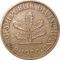 ФРГ 10 пфеннигов 1989 год - D