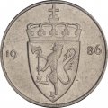 Норвегия 50 эре 1986 год