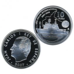 Испания 10 евро 2007 год